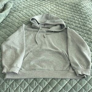 SHEIN Light Gray Men's Hoodie